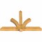 Ekena Millwork Redmond Rough Sawn Timber Gable Bracket, Western Red Cedar, 84"W x 56"H x 6"D x 6"F, 16/12 Pitch GBW084X56X0606RED00RWR - alternate 5